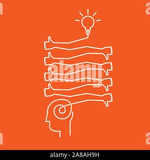 consider carefully all pros and cons   while making  a sensible decision Stock Vector
