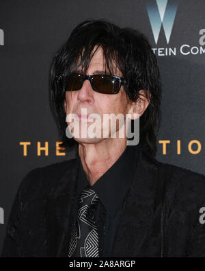 Musician Ric Ocasek attends the 'The Imitation Game' New York Premiere at Ziegfeld Theater hosted by Weinstein Company on November 17, 2014 in New Yor Stock Photo