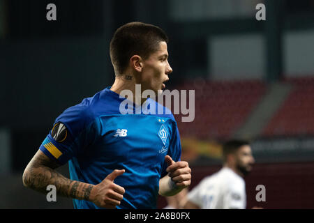 Copenhagen, Denmark. 07th Nov, 2019. Denys Popov of Dynamo Kyiv seen during the Europa League match between FC Copenhagen and Dynamo Kyiv at Telia Parken in Copenhagen. (Photo Credit: Gonzales Photo/Alamy Live News Stock Photo