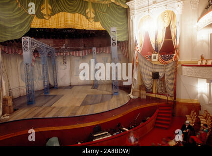 Interiors of a stage theater, Ford's Theater, Washington DC, USA Stock Photo