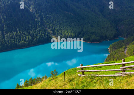 Lake Vernago, Val Senales, Italy Stock Photo