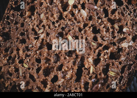 appetizing freshly baked sliced bread Stock Photo