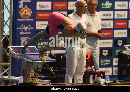 Genova, Italy, 08 Nov 2019, francesca loi (sisport) during Trofeo Nicola Sapio - Swimming - Credit: LPS/Danilo Vigo/Alamy Live News Stock Photo