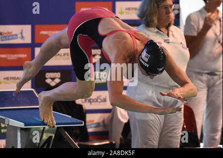 Genova, Italy, 08 Nov 2019, madison kennedy (usa) during Trofeo Nicola Sapio - Swimming - Credit: LPS/Danilo Vigo/Alamy Live News Stock Photo