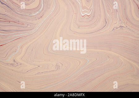 lavender marbled  paper made from recycled jute fiber, abstract background Stock Photo