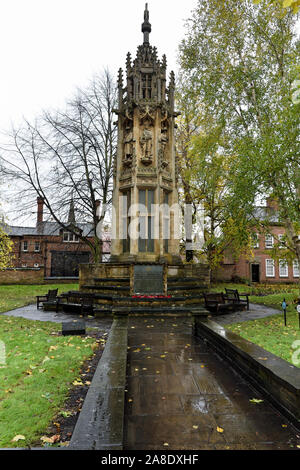 Second Boer War (1899-1902) Memorial, Duncombe Place York, North Yorkshire Stock Photo