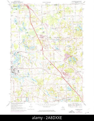 Davisburg Michigan Map 1968 1 24000 United States Of America By   Usgs Topo Map Michigan Mi Davisburg 275940 1968 24000 2a8dxxe 