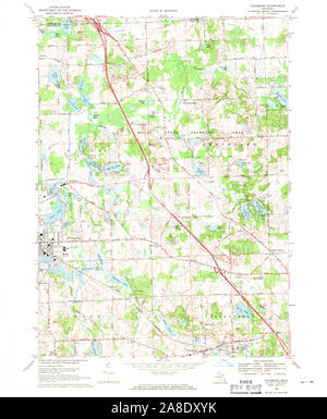 Usgs Topo Map Michigan Mi Davisburg 275939 1968 24000 2a8dxyk 