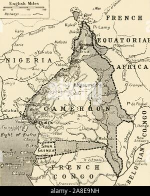 The map of Africa by treaty Stock Photo - Alamy