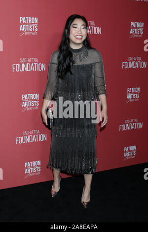 November 7, 2019, Beverly Hills, CA, USA: LOS ANGELES - NOV 7:  Awkwafina at the 4th Annual Patron of the Artists Awards, at Wallis Annenberg Center for the Performing Arts on November 7, 2019 in Beverly Hills, CA (Credit Image: © Kay Blake/ZUMA Wire) Stock Photo