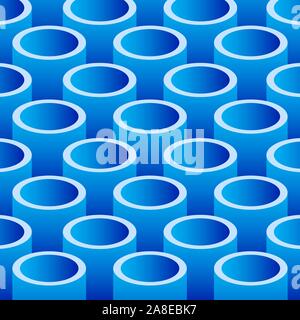 Pipe 3D abstract background. Decorative design vector and illustration Stock Vector