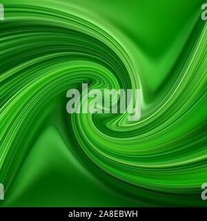 Green wavy paint streams. Vector abstract background. Acrylic paint. eps 10 Stock Vector