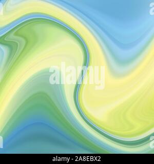 Wavy blue and green abstract vector background. eps 10 Stock Vector