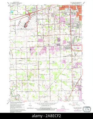 Usgs Topo Map Michigan Mi Flat Rock 276104 1967 24000 2a8ecf2 