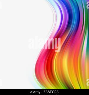 Colored vertical stream acrylic paint Abstract vector background. eps 10 Stock Vector