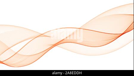Red wavy vector abstract background. Wave red. eps 10 Stock Vector