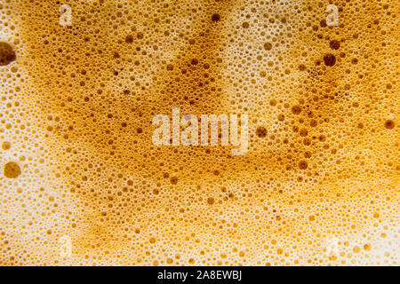 abstract background with coffee foam Stock Photo