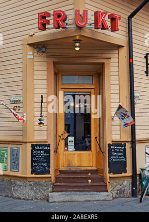 Umea, Norrland Sweden - October 11, 2019: a traditional candy store where they sell exclusive chocolate Stock Photo