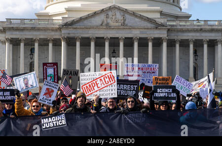 Washington, United States. 08th Nov, 2019. Climate activist including Jane Fonda, actress and political activist, rally against climate change at the U.S. Capitol in Washington, DC on Friday, November 8, 2019. Fonda, known for her opposition to the Vietnam War, participated in the "Fire Drill Friday's" climate change, a rally taking place every Friday to shine light on the changing climate and to encourage political action on the issue. Photo by Kevin Dietsch/UPI Credit: UPI/Alamy Live News Stock Photo