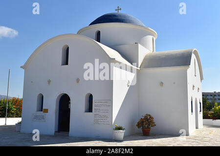 Saint Nicholas Church, Yeroskipou Beach, Paphos, Cyprus Stock Photo