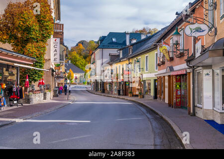 The village of Bad Aussee, Austria, Europe. Stock Photo
