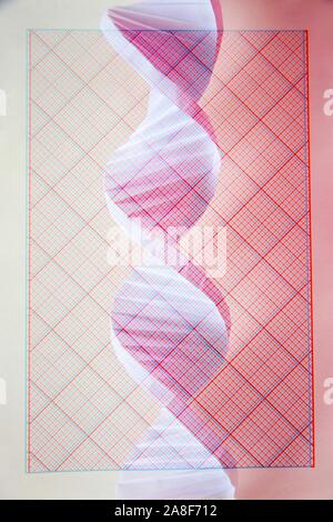 DNA molecule, conceptual image Stock Photo