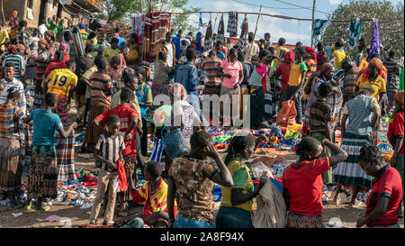 Konso market Ethiopia Stock Photo