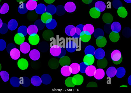 Abstract Light Pattern Background - Asheville, North Carolina, USA Stock Photo
