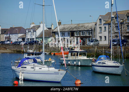 The seaside village of the Isle of Whithorn in the Machars of Wigtownshire in Dumfries and Galloway,  Scotland,  UK. Stock Photo