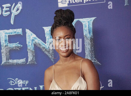 Los Angeles, USA. 08th Nov, 2019. Zuri Adele attends the Premiere of Disney's 'Frozen 2' at Dolby Theatre on November 07, 2019 in Hollywood, California. Credit: Tsuni/USA/Alamy Live News Stock Photo