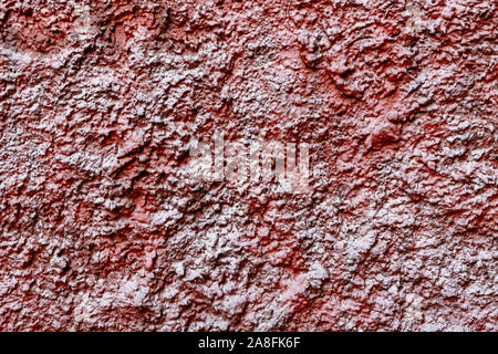 red with white cement texture background Stock Photo