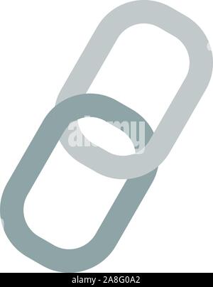 chain, links building in white background vector illustration design Stock Vector