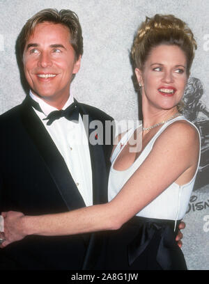 Don Johnson, Melanie Griffith, 1992, Photo By Michael Ferguson