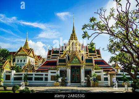 Bangkok, Thailand - Oct 29, 2019: Grand Palace built in 1782 and for 150 years the home of the Thai King. Stock Photo