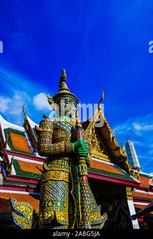 Bangkok, Thailand - Oct 29, 2019: Grand Palace built in 1782 and for 150 years the home of the Thai King. Stock Photo