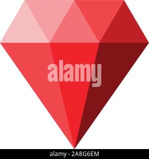 red diamond icon. diamond sign. red gems symbol. ruby sign. 8142940 Vector  Art at Vecteezy