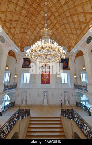 ARANJUEZ, SPAIN - MAY 22, 2019: Royal Palace of Aranjuez historical building in Spain Stock Photo