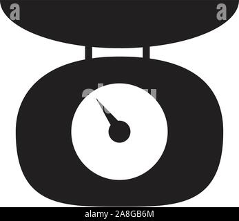 Weighing scales icon on white background. flat style. Weighing scales icon for your web site design, logo, app, UI. balance symbol. Weighing scales si Stock Vector
