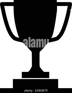 Trophy icon on gray background. flat style. Trophy icon  for your web site design, logo, app, UI. Trophy cup symbol. champions trophy sign.  champions Stock Vector