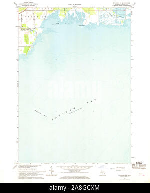 Usgs Topo Map Michigan Mi Standish Ne 277316 1967 24000 2a8gcxm 