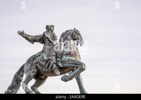 Kaliningrad, monument to Queen Anna Stock Photo