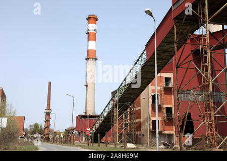 Old abandoned factory Stock Photo