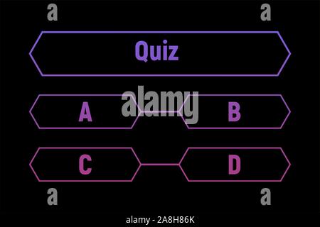 Online quiz neon light icon. Quiz app. Play intellectual game