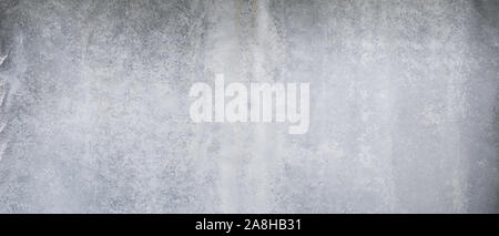 Texture of old, grungy, gray and white concrete or cement wall for background Stock Photo