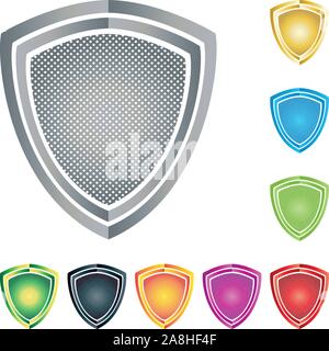 Coat of arms, security, IT services, logo Stock Vector