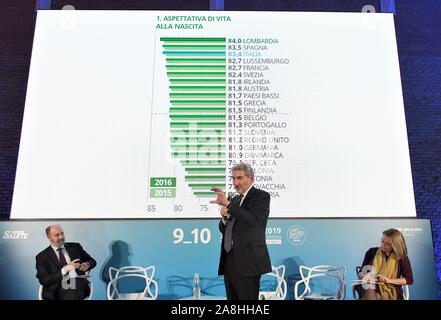 Milan, Italy. 09th Nov, 2019. Milan, National Museum of Technical Science In the picture: Raffaele Cattaneo regional councilor for Lombardy, Environment and Climate Credit: Independent Photo Agency/Alamy Live News Stock Photo