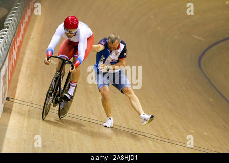 Glasgow, UK. 9th November 2019.   at Chris Hoy Velodrome in Glasgow. November 9, 2019 Credit Dan-Cooke/Alamy Live News Stock Photo