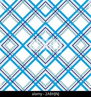 Tartan seamless pattern. Plaid background. Textile design. Fabric Scottish ornamental texture. - Vector Stock Vector