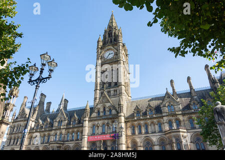 Manchester Town Hall, Albert Square, Manchester, Greater Manchester, England, United Kingdom Stock Photo