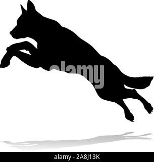 Dog Silhouette Pet Animal Stock Vector